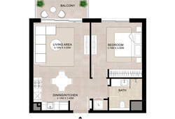 1 bedroom apartment